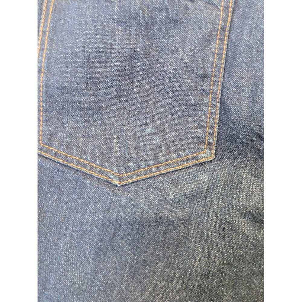 Kate Spade Dark Wash Wide Leg Cropped Cuffed Jeans Womens Size 8 - Picture 8 of 11